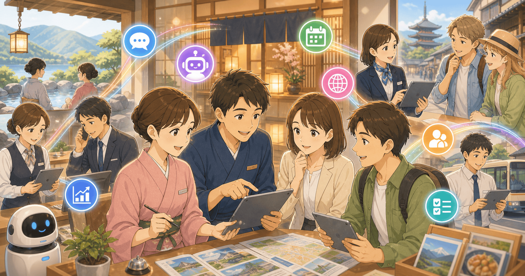 宿泊・観光業のAI活用アイデアのアイキャッチ