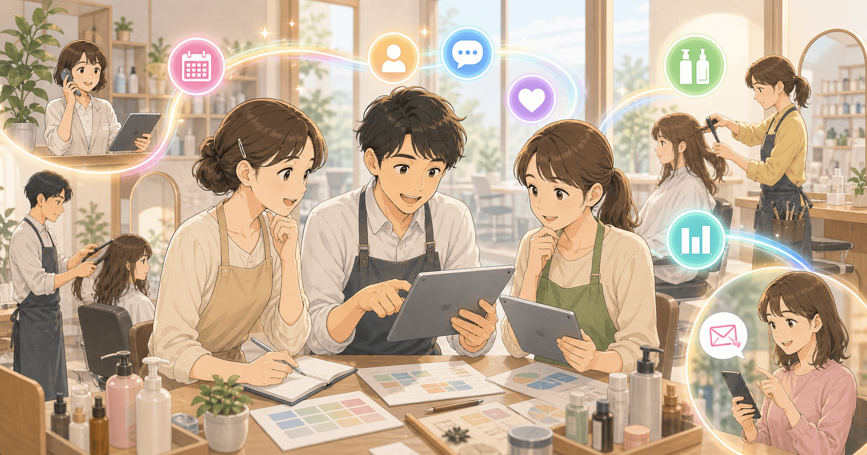 美容・サロンのAI活用アイデアのアイキャッチ