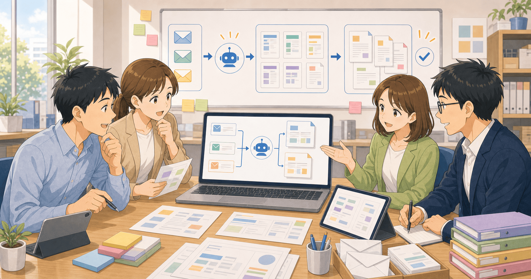 メール・帳票作成を自動化するのアイキャッチ
