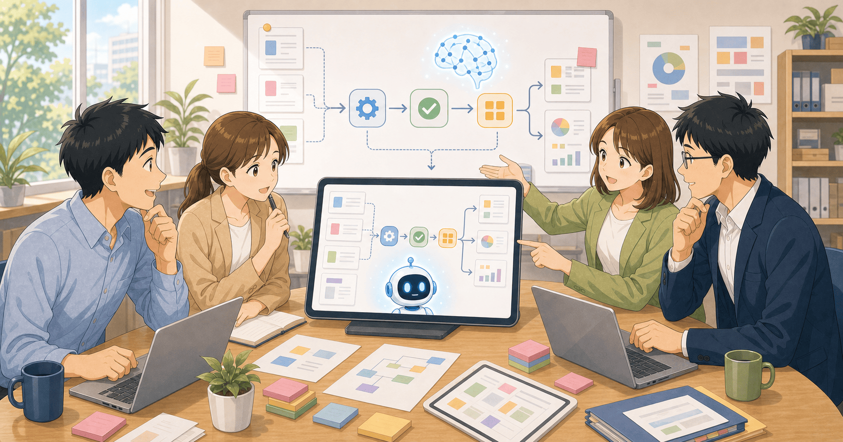 自動化とAIを組み合わせるのアイキャッチ