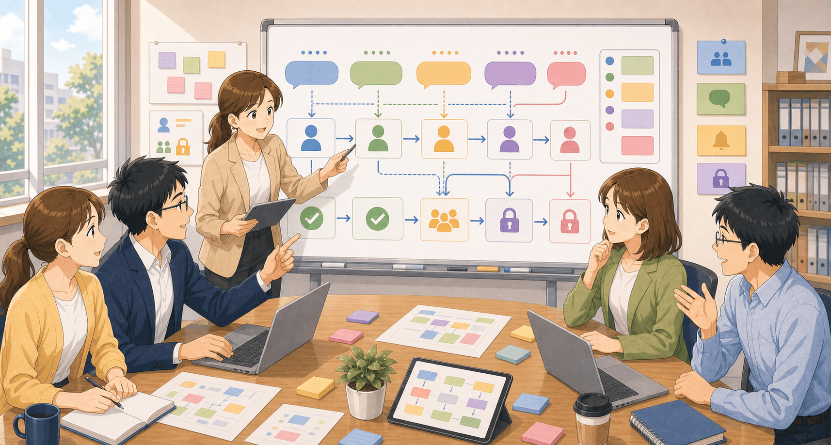 社内の連絡ルールを整えて混乱を防ぐのアイキャッチ
