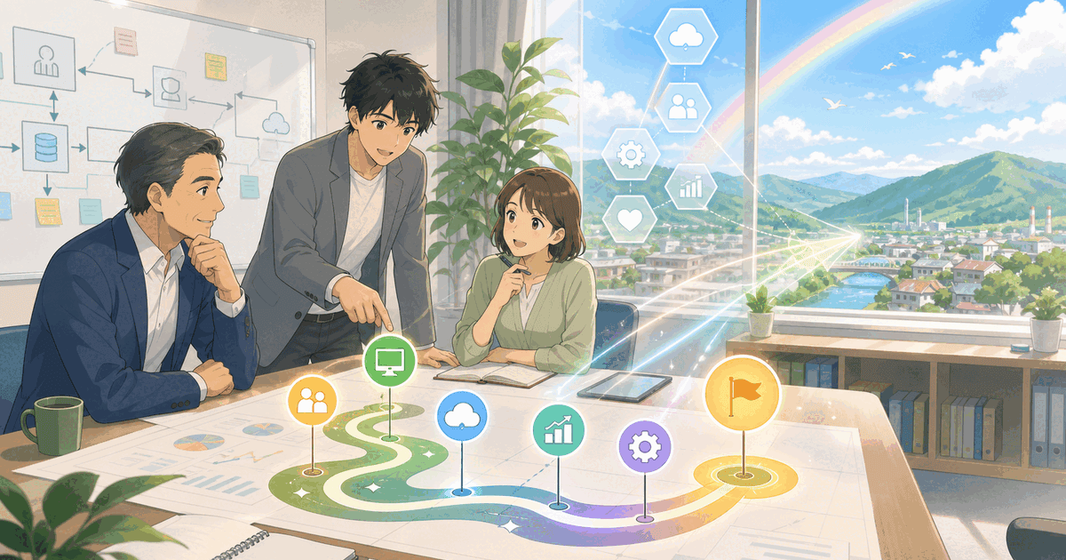 「DXって何から始めればいい？」地方の経営者が知っておくべきデジタル化の優先順位のアイキャッチ