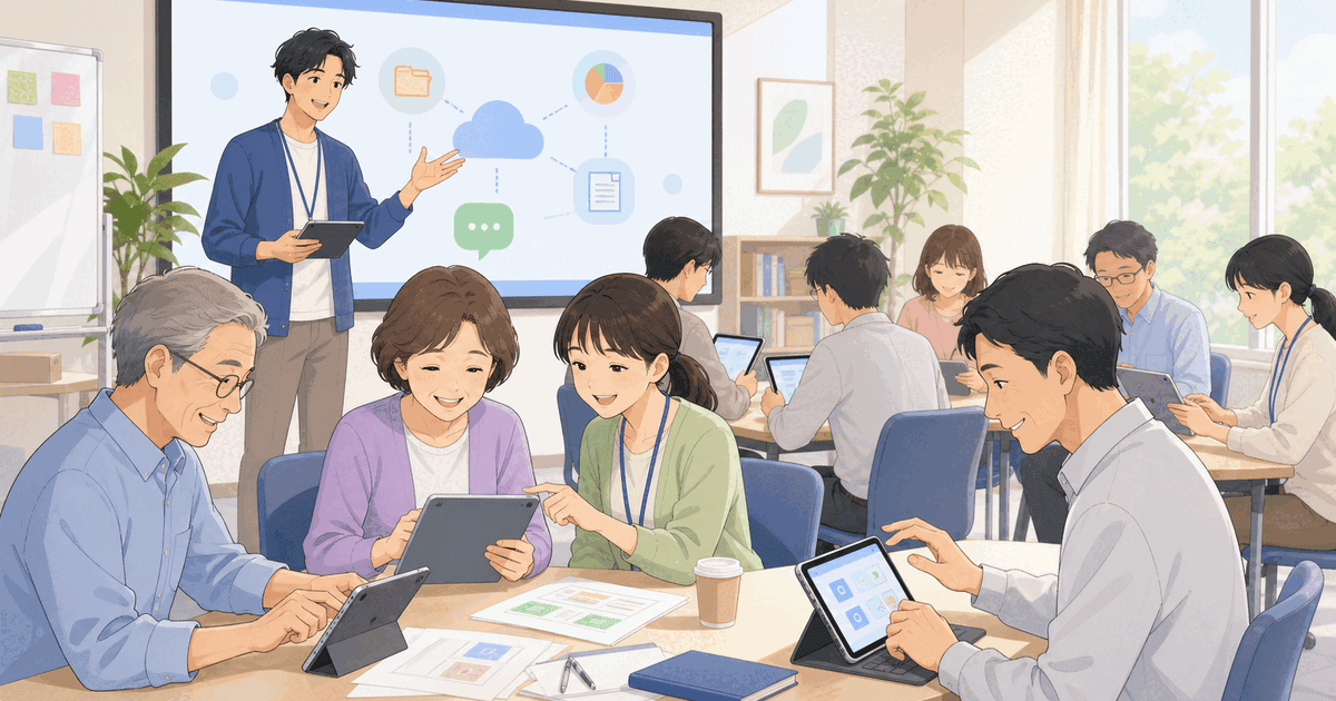 ITアレルギーがある社員でも大丈夫！成果につながる「DX基礎研修」の進め方のアイキャッチ