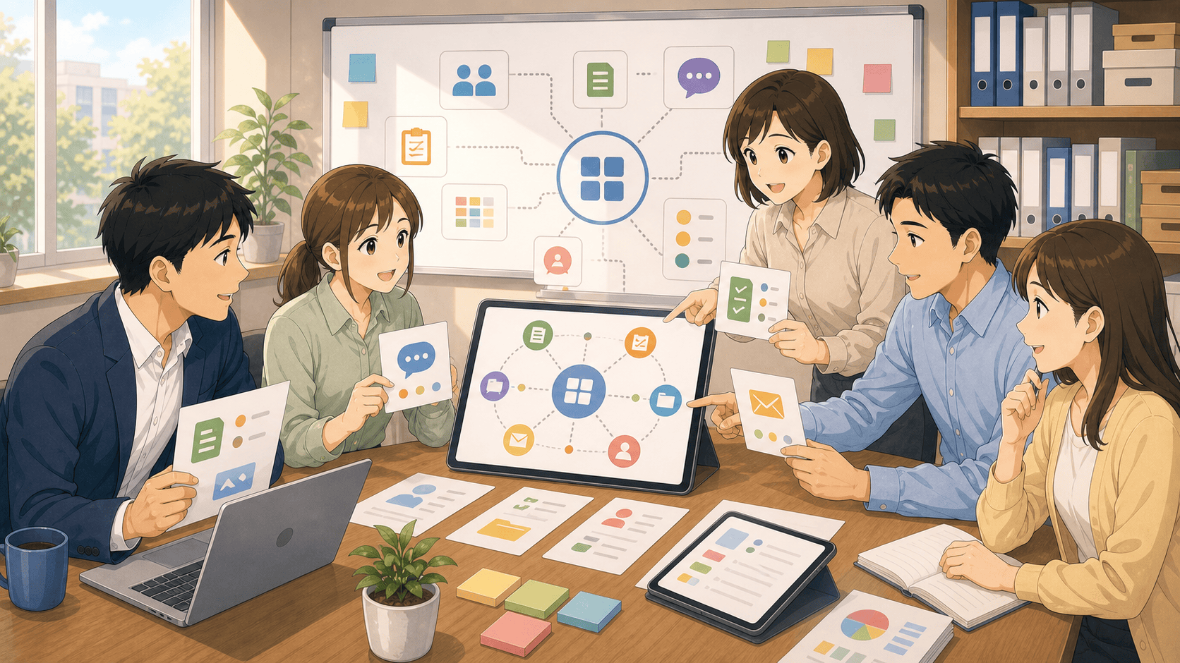 社内の情報共有を仕組み化するのアイキャッチ