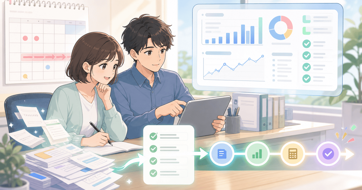 月次決算を早くするための会計データ整理術のアイキャッチ