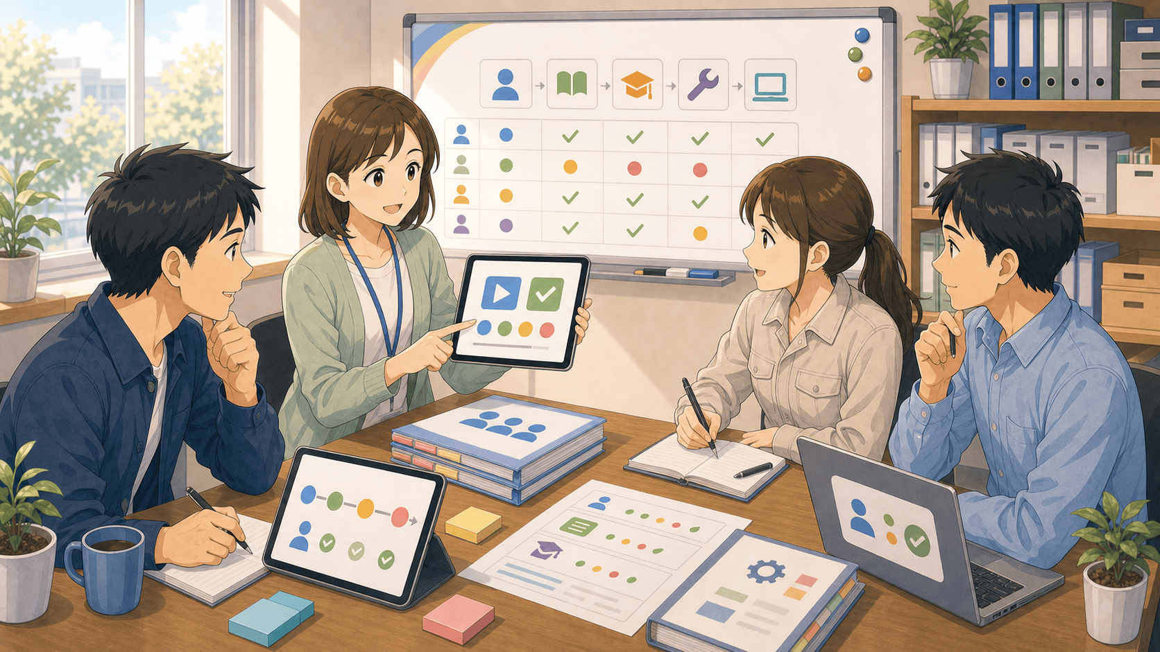 教育担当を決めて定着を進めるのアイキャッチ