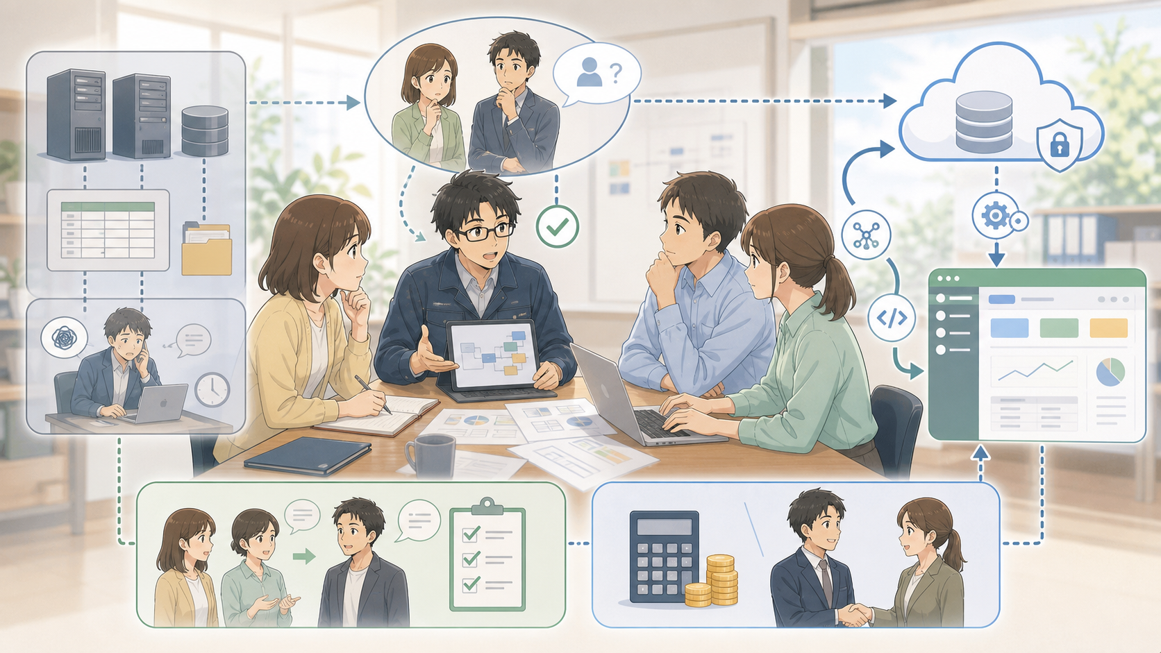 AI共創開発支援の支援イメージ