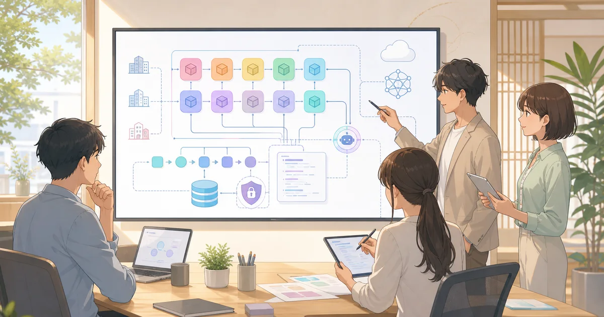 分割は手段にすぎない ― 多テナント業務SaaS基盤を数十サービスへ抜本分割し、壊さず運用するための横断設計のアイキャッチ
