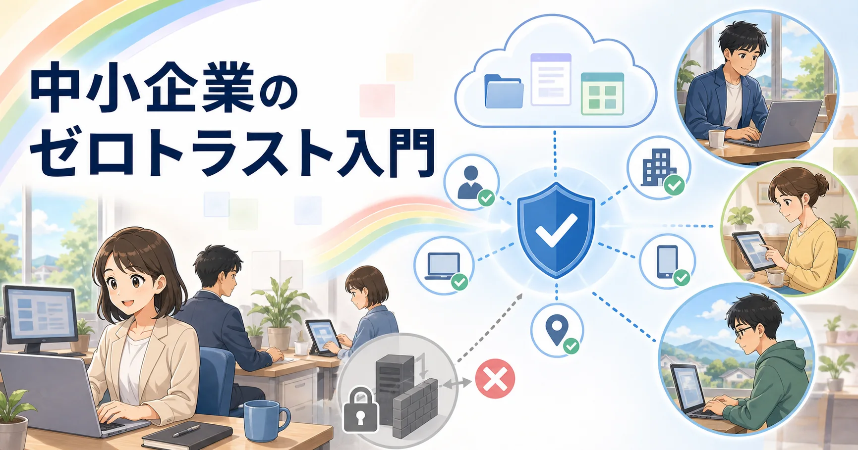 中小企業のためのゼロトラスト入門のアイキャッチ